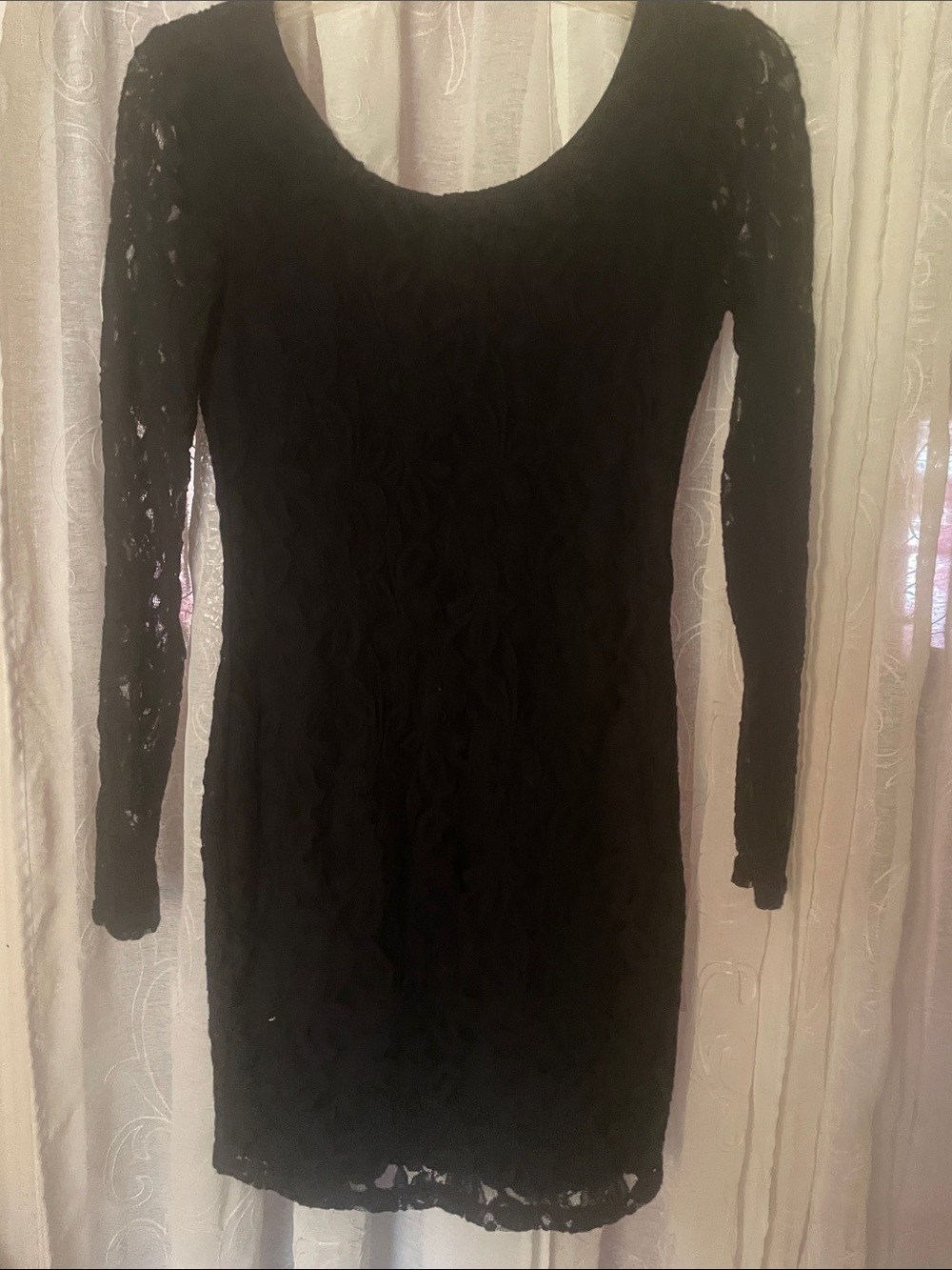 Blaque Label Black Long Sleeve Midi Dress